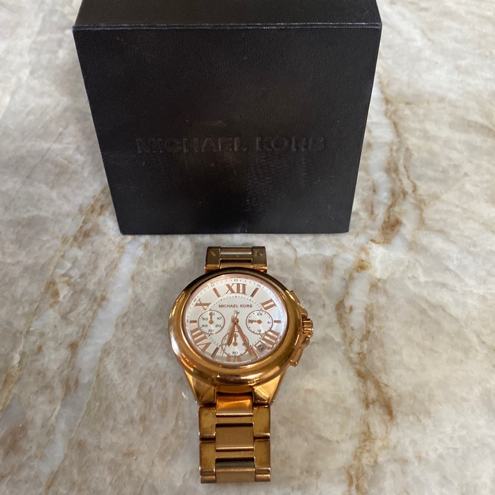 Michael Kors Camille Chronograph Rose Gold watch